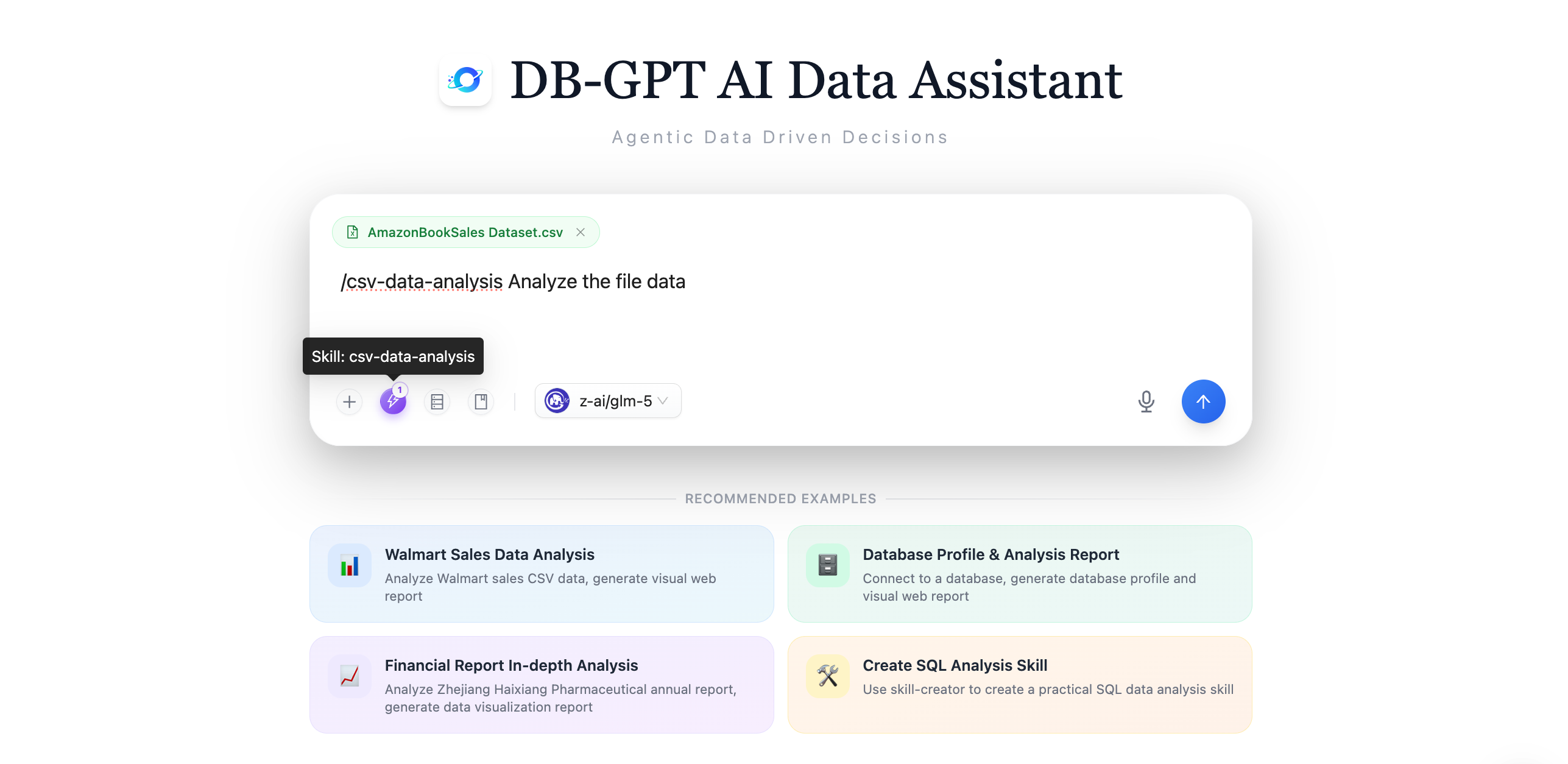 CSV Data Analysis Skill Example